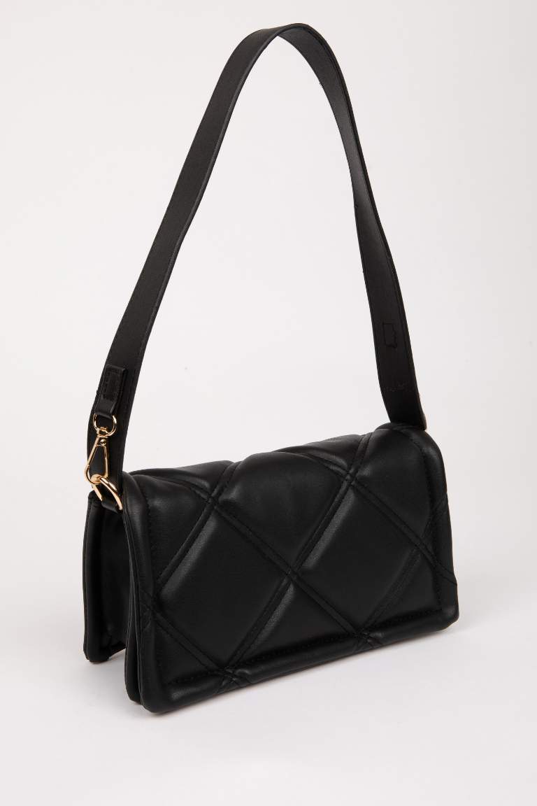 Faux Leather Crossbody Bag