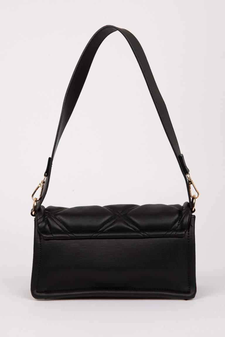 Faux Leather Crossbody Bag