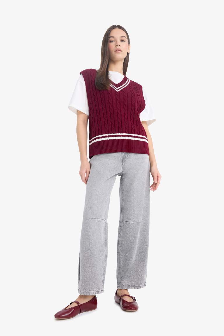 Coool Regular Fit V Yaka Süveter