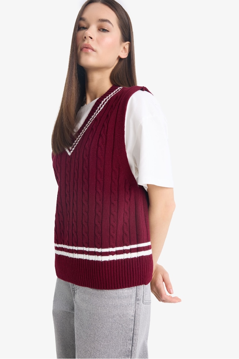 Coool Regular Fit V Yaka Süveter