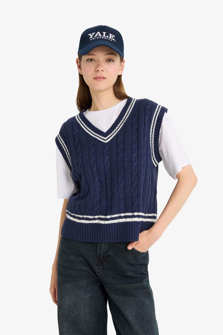 Coool Regular Fit V Yaka Süveter