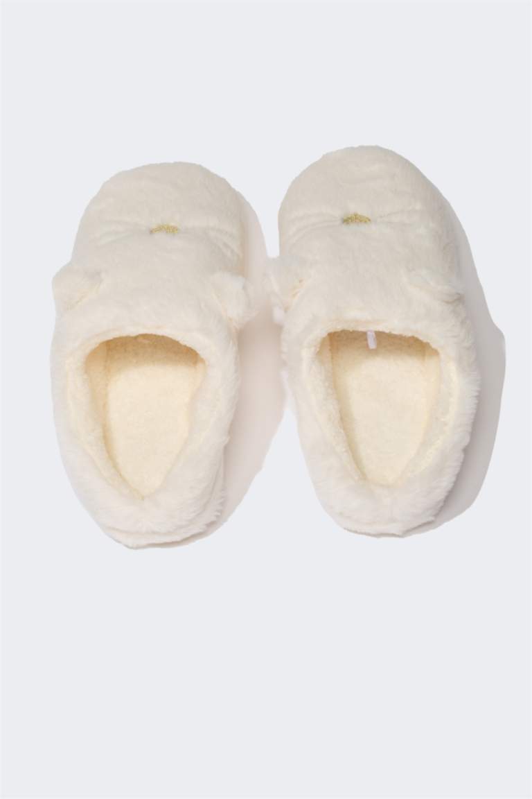 شبشب منزلي نسائي بكعب مسطح سليب أون