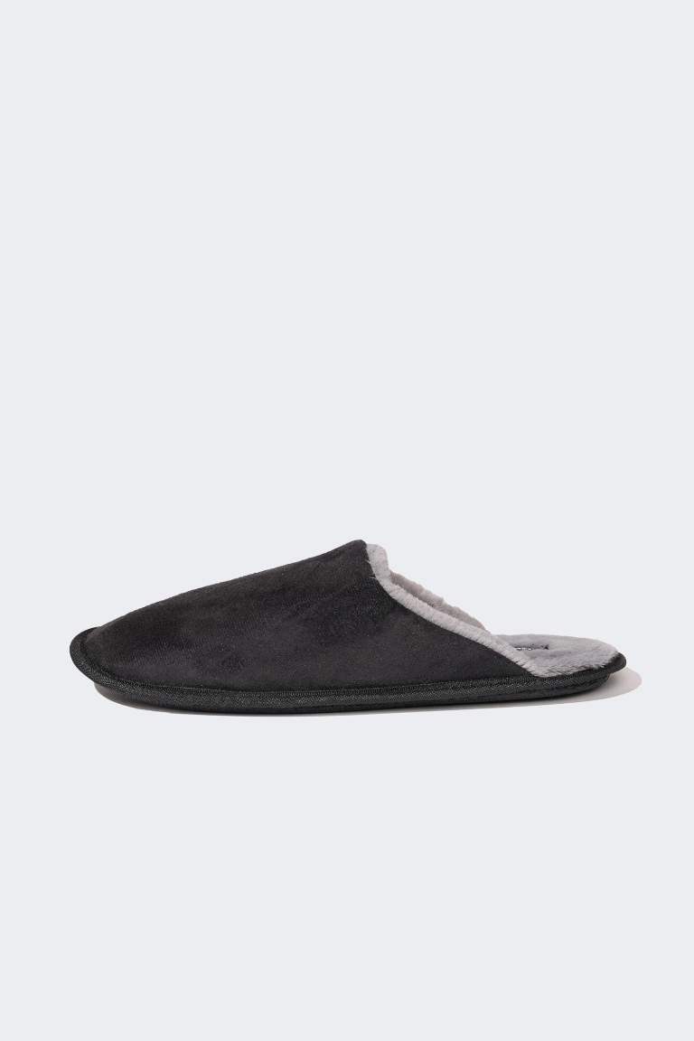 Man Flat Sole Home Slippers