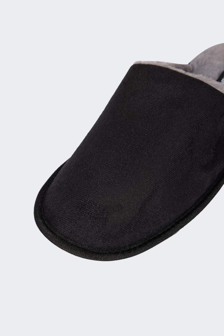 Man Flat Sole Home Slippers