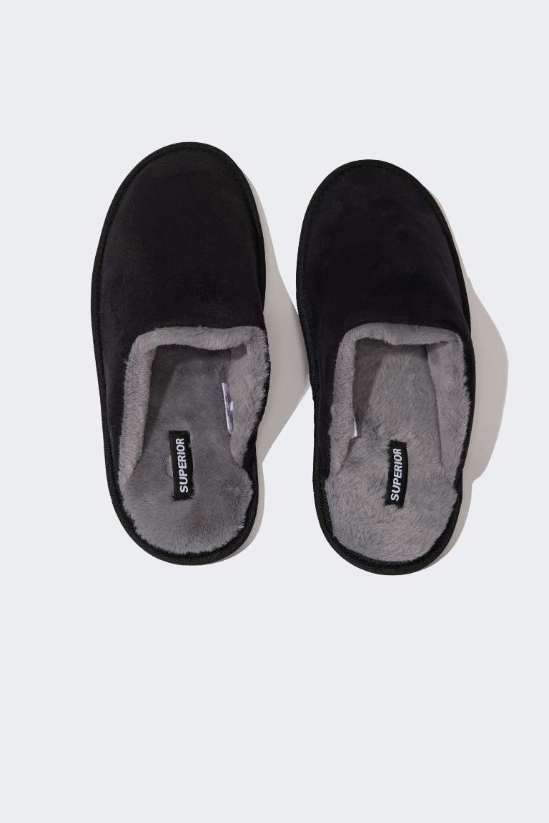 Man Flat Sole Home Slippers