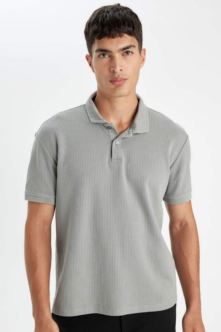 Regular Fit Short Sleeve Polo T-Shirt