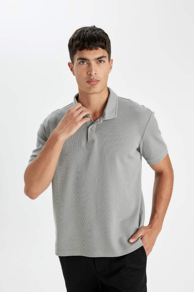 Regular Fit Short Sleeve Polo T-Shirt