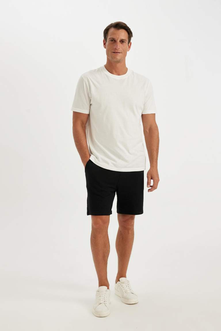 Regular Fit Jacquard Shorts