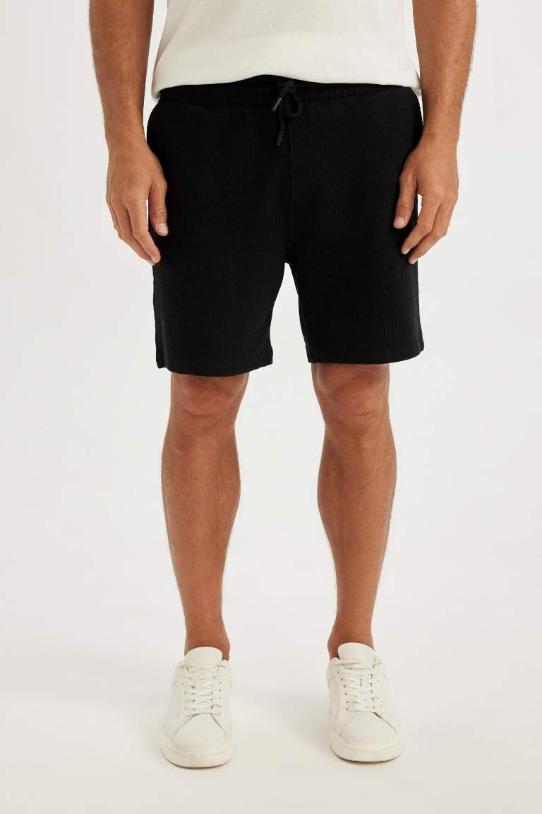 Regular Fit Jacquard Shorts