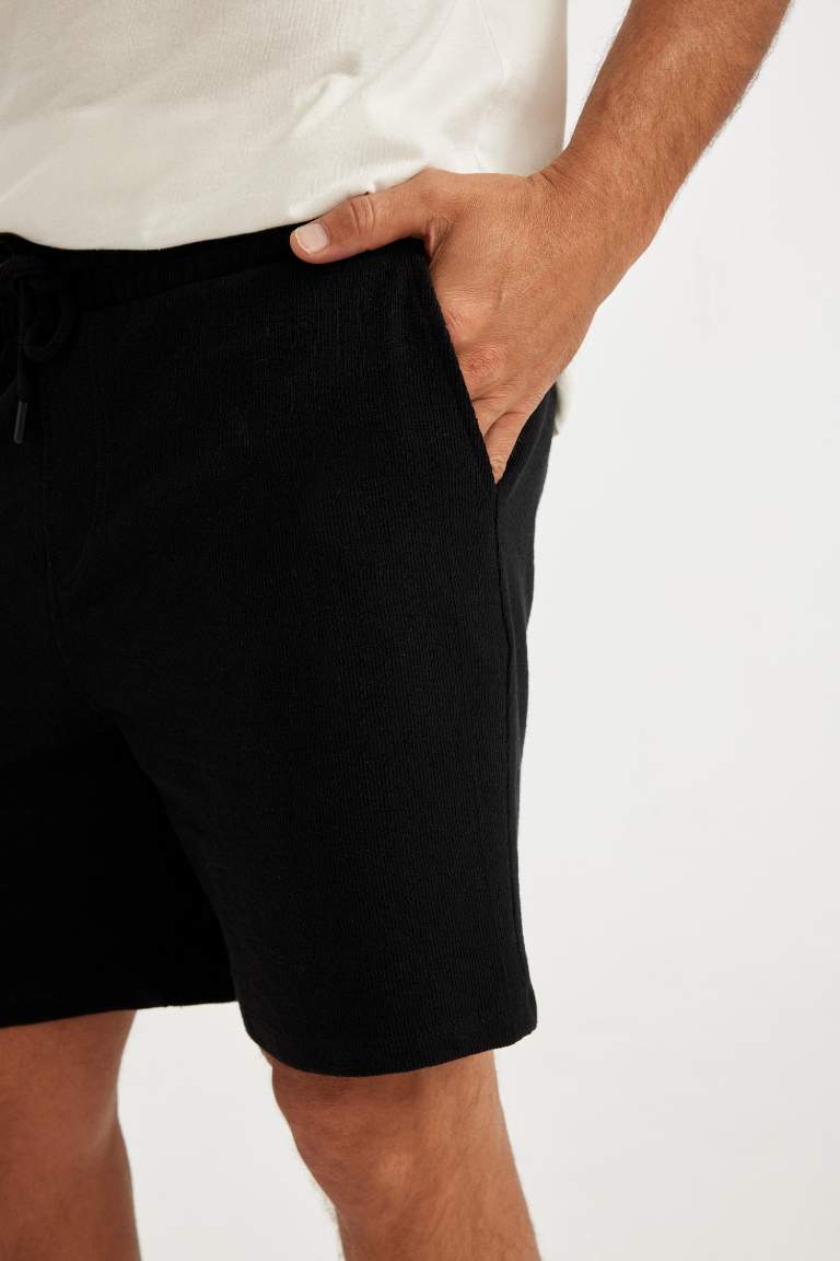 Regular Fit Jacquard Shorts