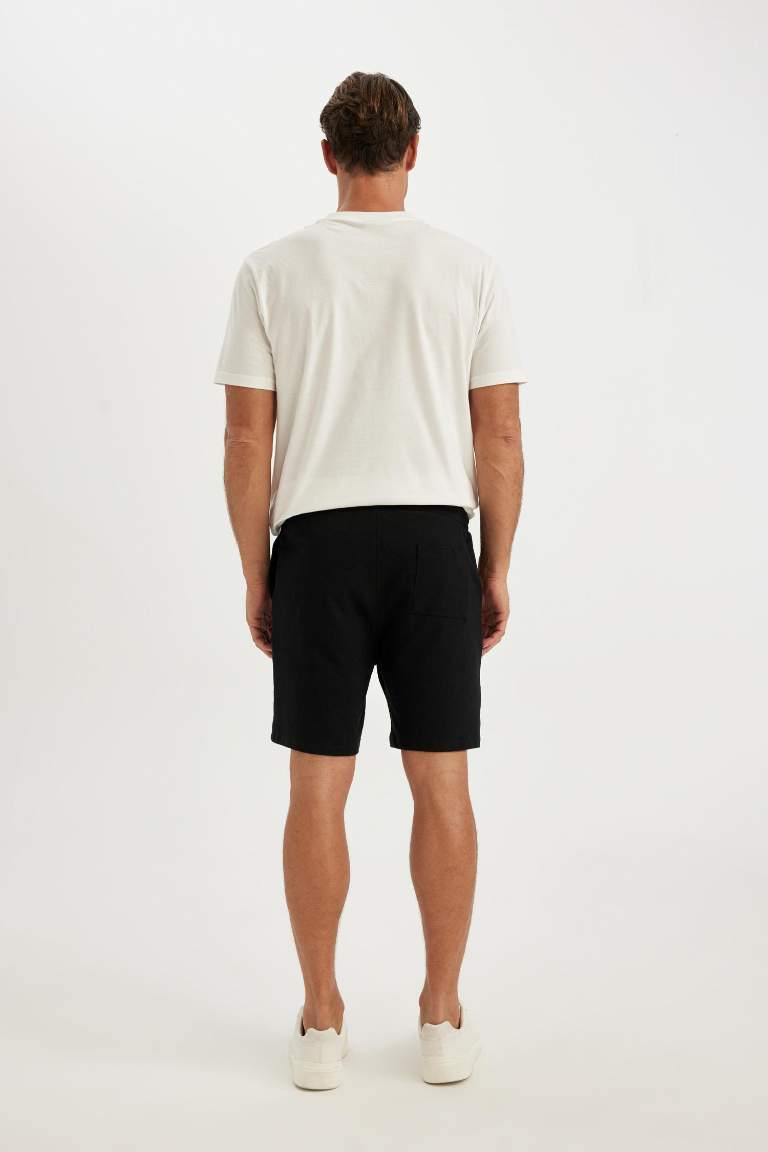 Regular Fit Jacquard Shorts