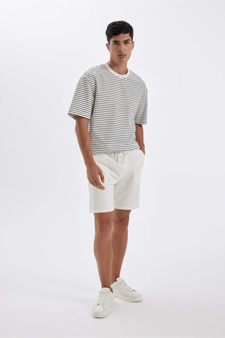 Regular Fit Jacquard Shorts