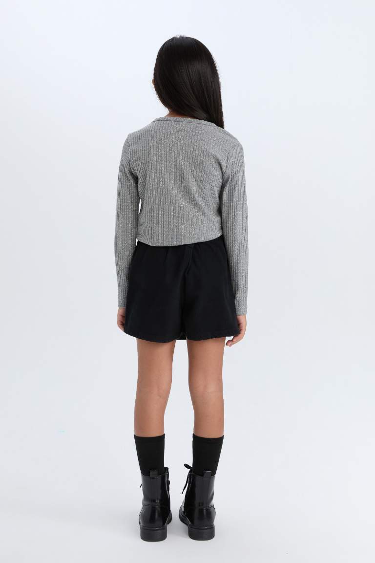 Girl Gabardine Short Skort