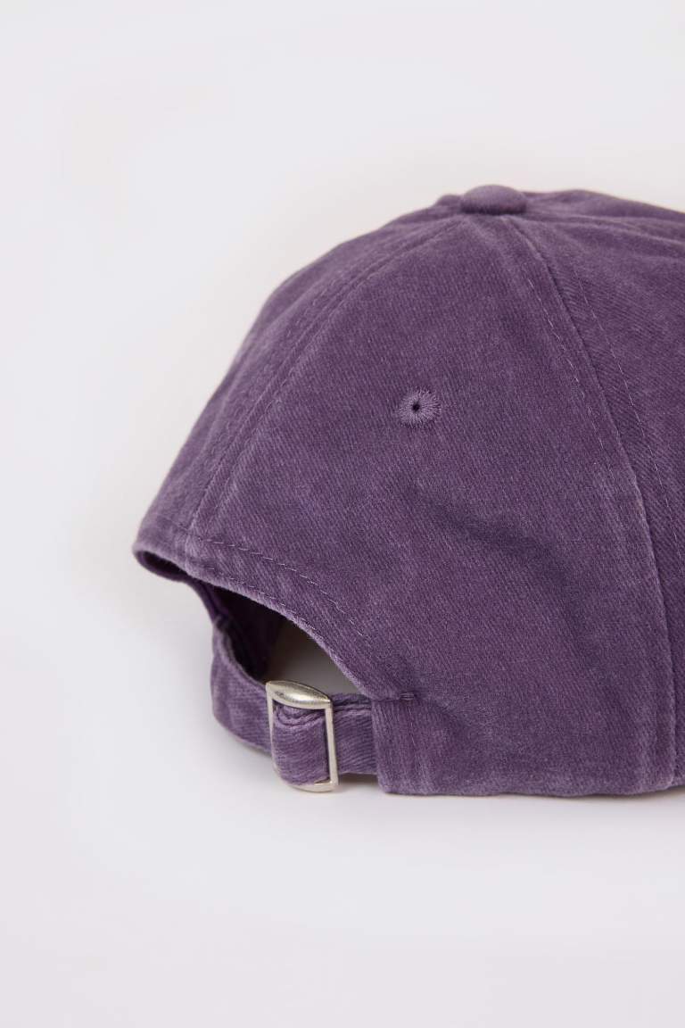 Casquette brodée en coton pour fille