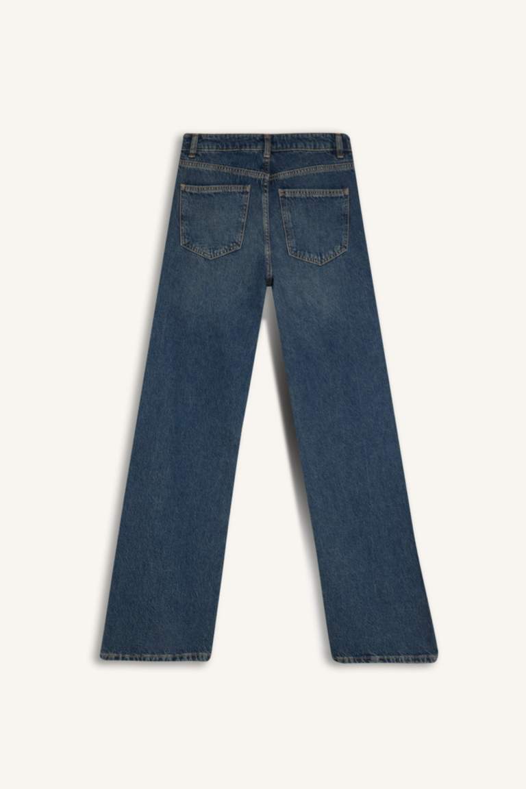 Pantalon JustFab The Flare Délavé Foncé - Taille 29 - NEUF Avec Étiquettes