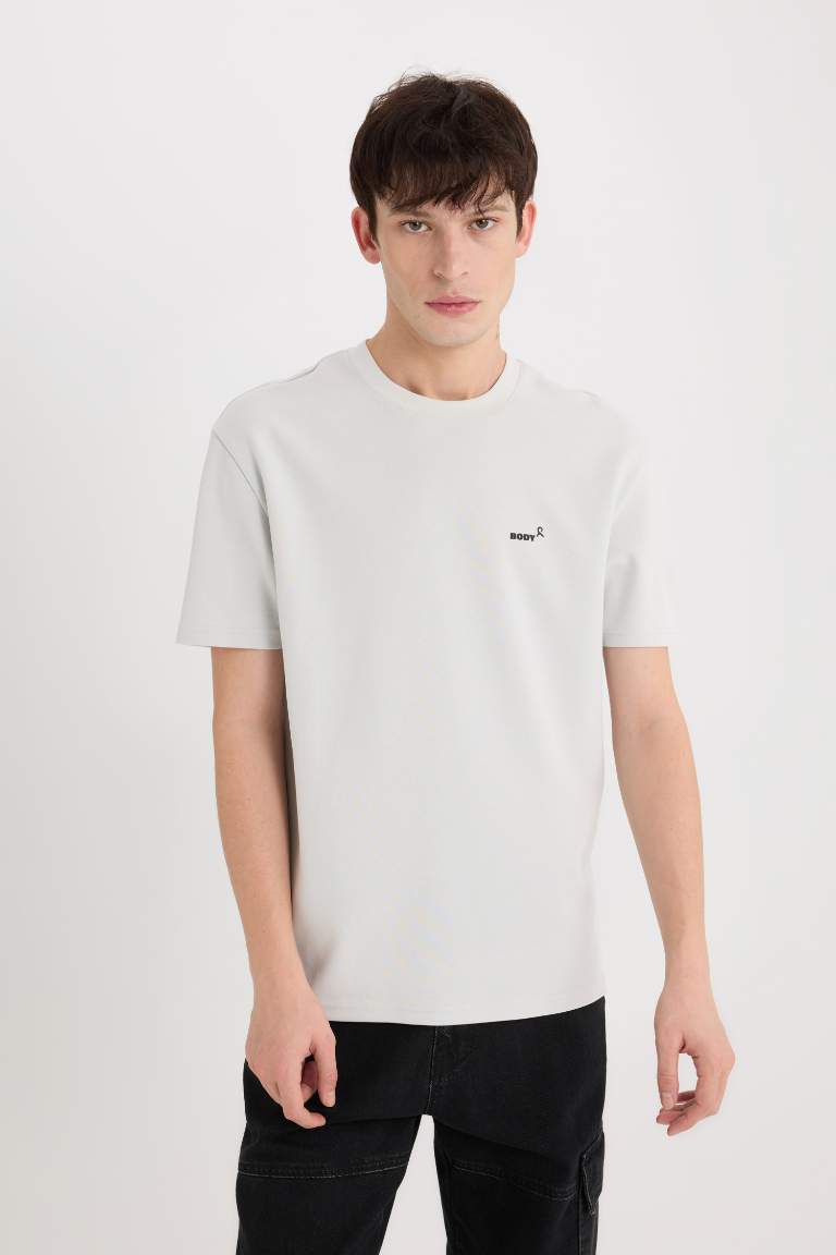 Regular Fit Crew Neck Printed T-Shirt