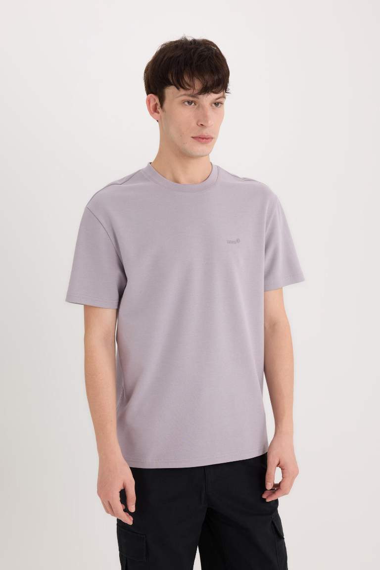 Regular Fit Crew Neck Printed T-Shirt