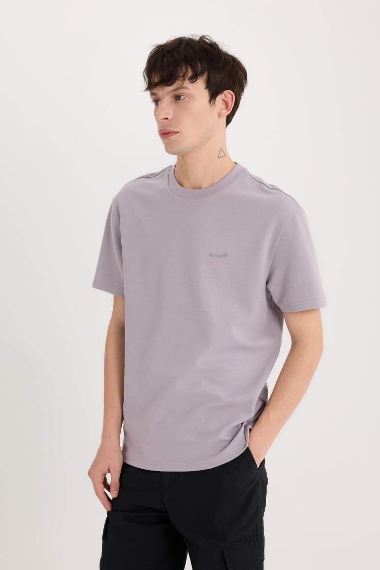 Regular Fit Crew Neck Printed T-Shirt