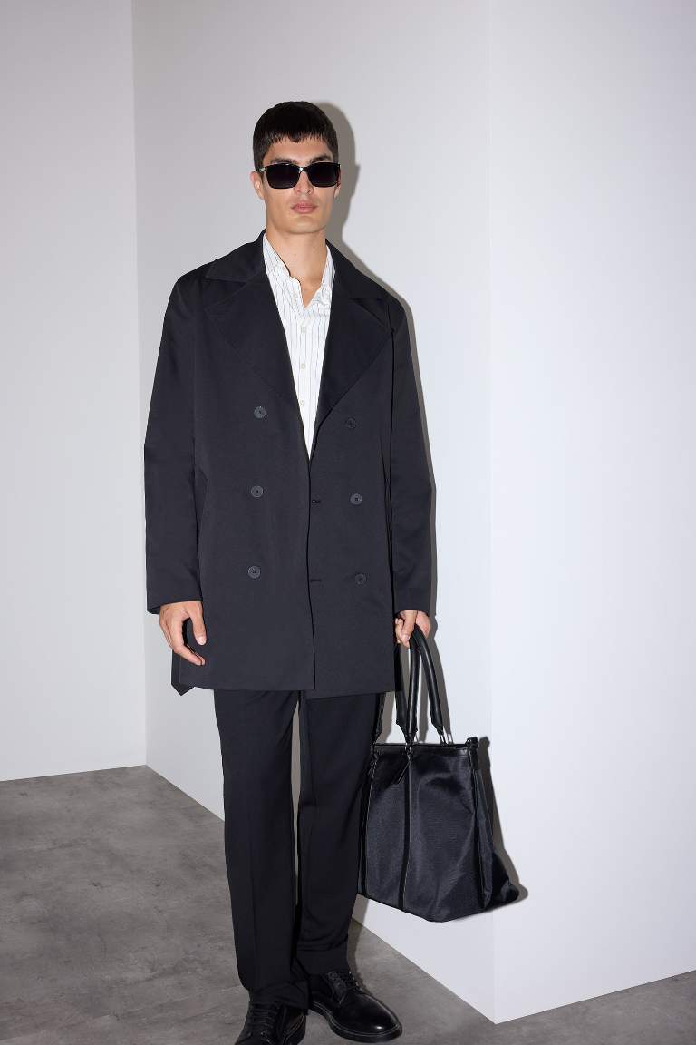 Slim Fit Trench Coat