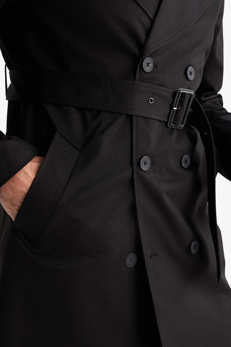 Slim Fit Trench Coat