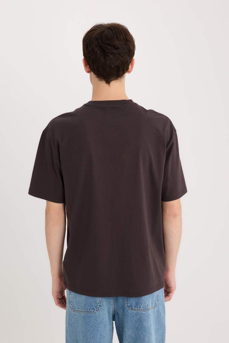 Boxy Fit Crew Neck T-Shirt