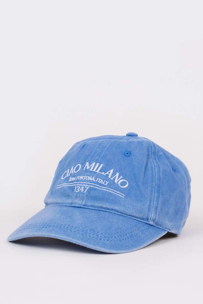 Casquette en jean pour femme