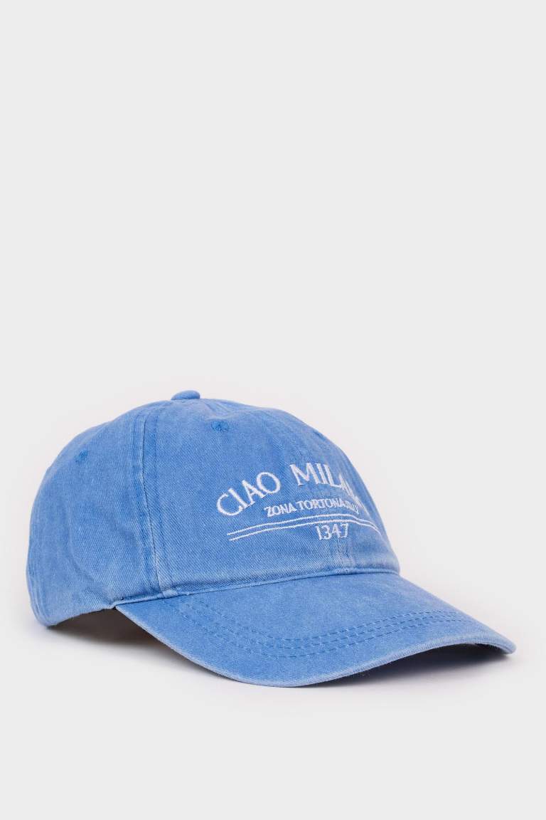 Casquette en jean pour femme