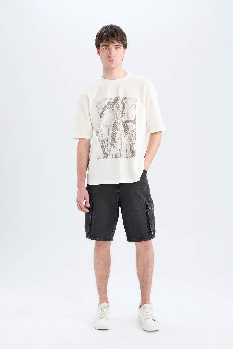 Boxy Fit Crew Neck T-Shirt