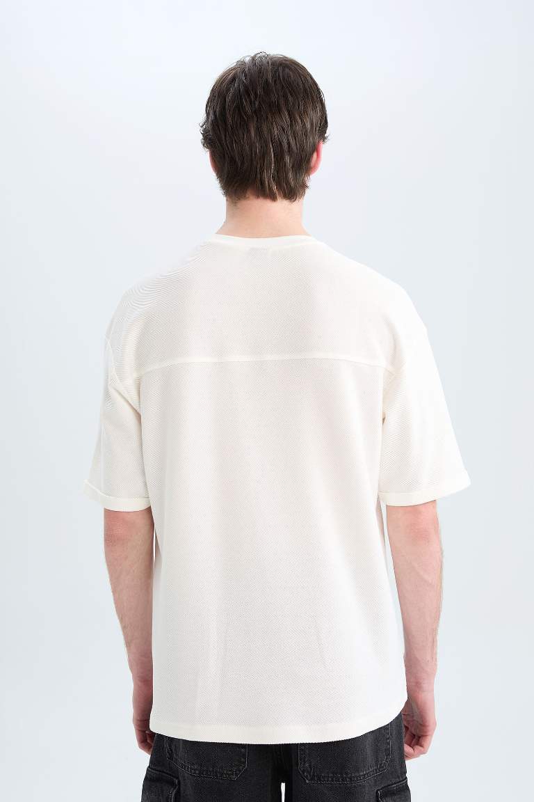 Boxy Fit Crew Neck T-Shirt