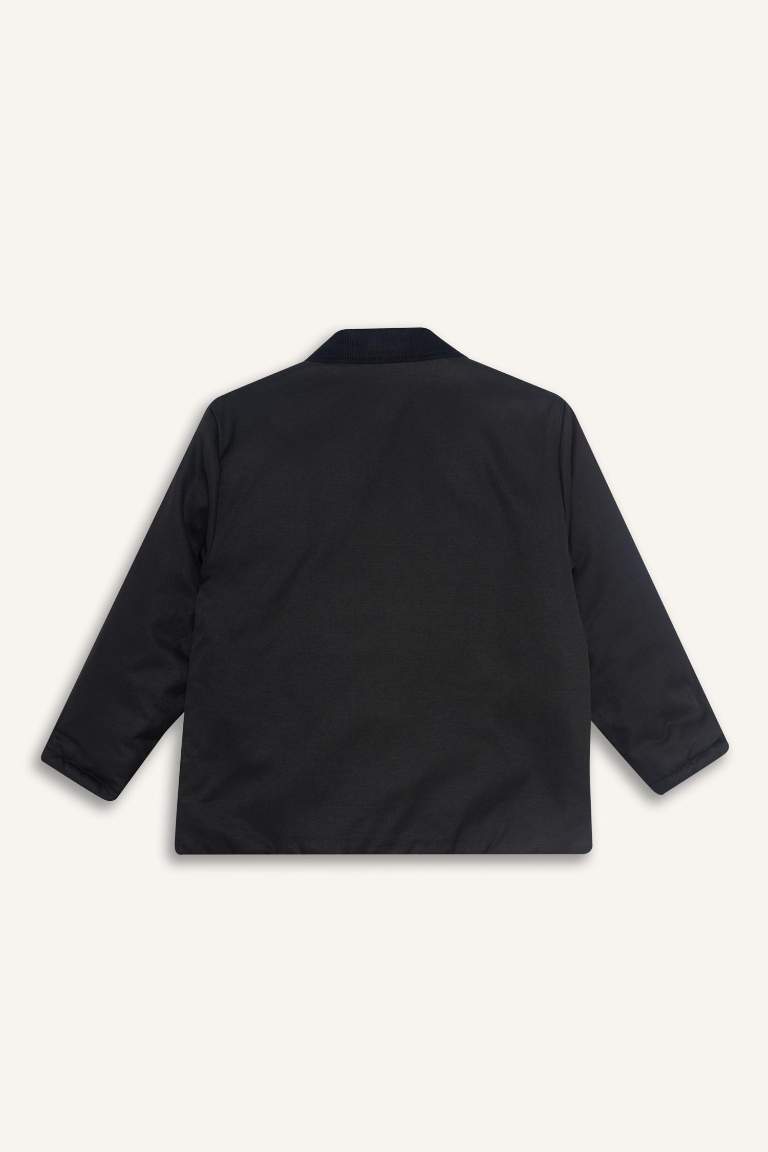 Boy Polo Collar Jacket