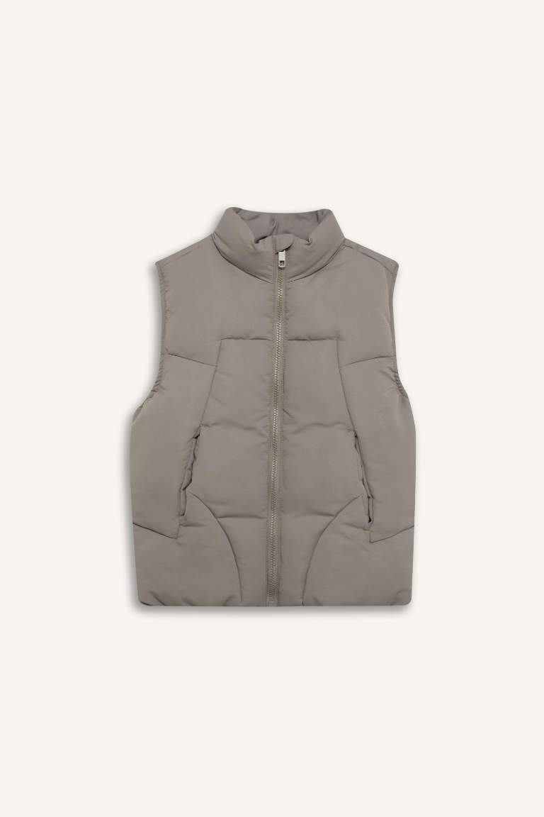 Gilet imperméable à col montant pour garçon