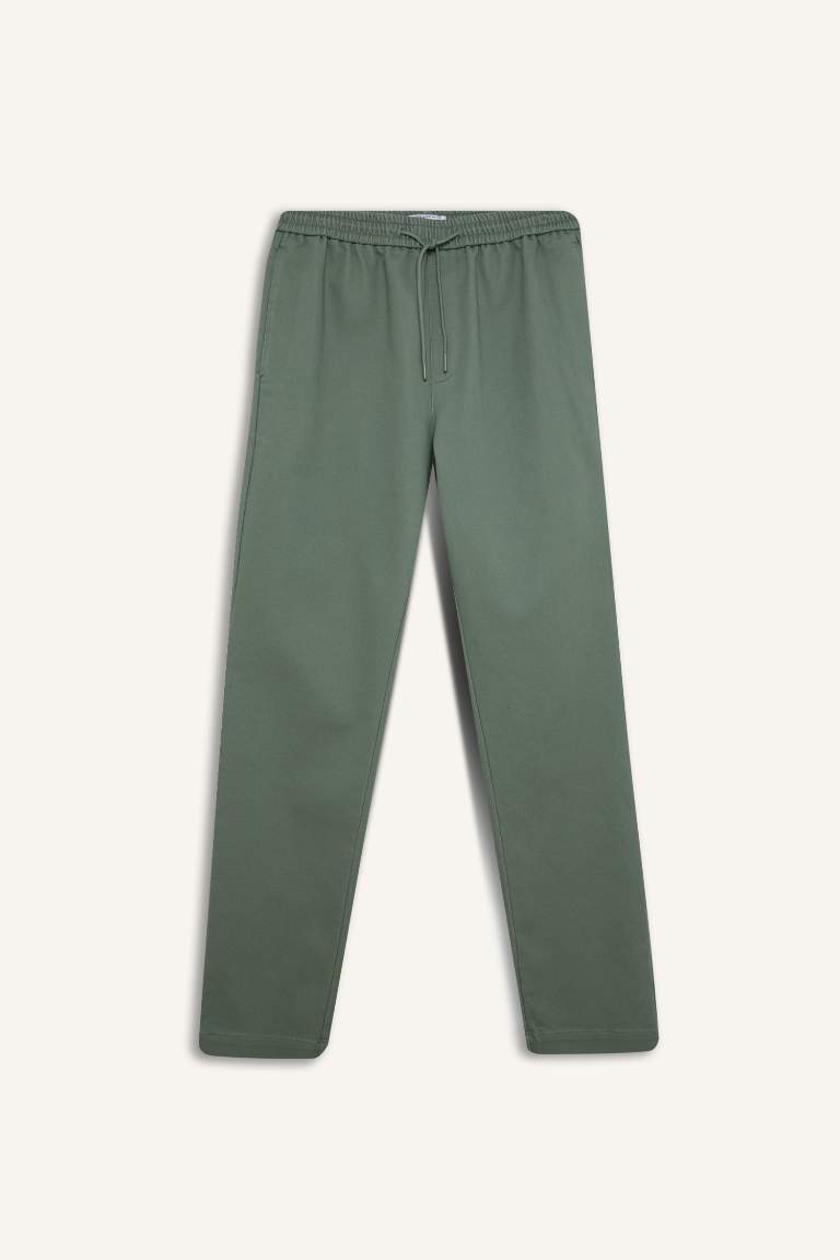 Combed Waist Tied Jogger Pants