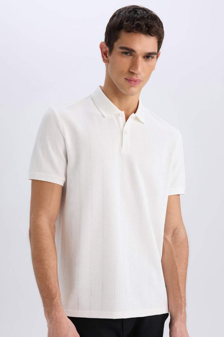 Новый Regular Fit рубашка поля с коротким рукавом