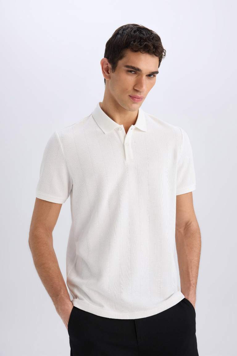 Новый Regular Fit рубашка поля с коротким рукавом