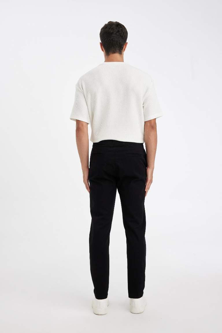 jogger Super Skinny Hem Cotton Trousers