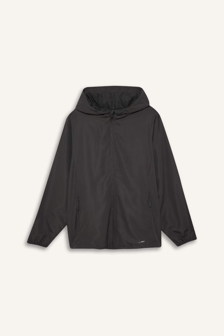 Sweat à capuche imperméable avec doublure en filet de DeFactoFit