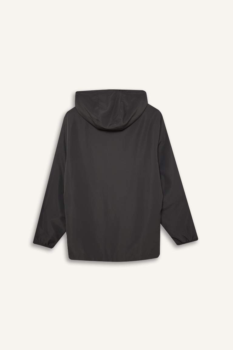 Sweat à capuche imperméable avec doublure en filet de DeFactoFit