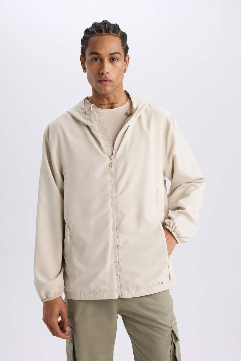 DeFactoFit Regular Fit Mesh Lined Woven Spring Waterproof Jacket