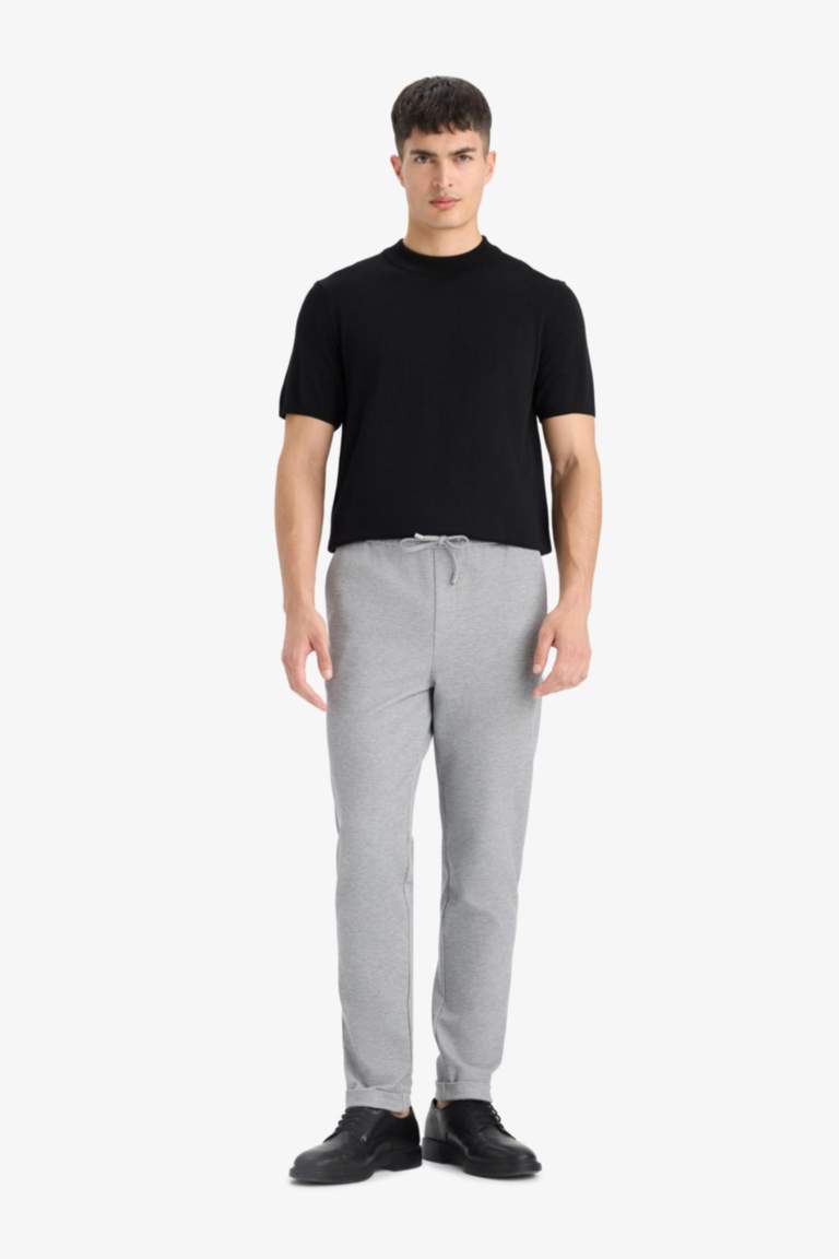 Standard Fit Crew Neck Knitwear T-Shirt