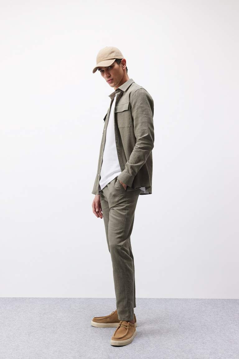 Regular Fit Woven Trousers