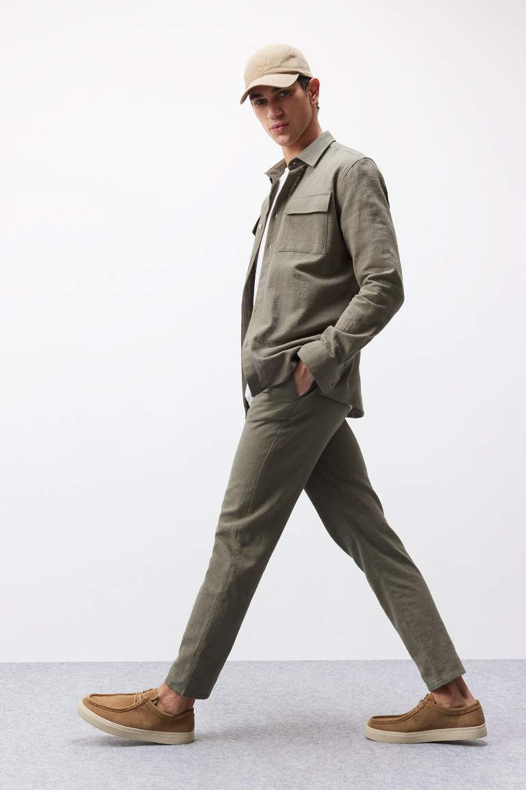 Regular Fit Woven Trousers