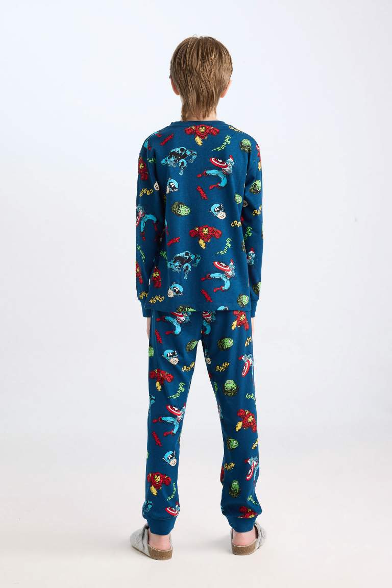 Boy Marvel Comics Top Bottom 2 Piece Pajama Set