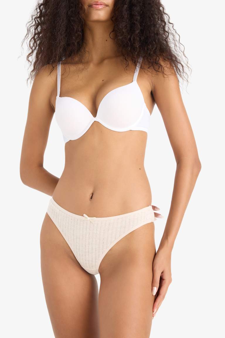 3'lü Basic Düz Brazilian Külot-Fall in Love