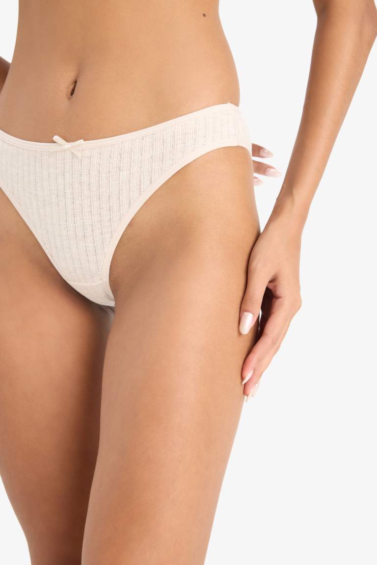 3'lü Basic Düz Brazilian Külot-Fall in Love