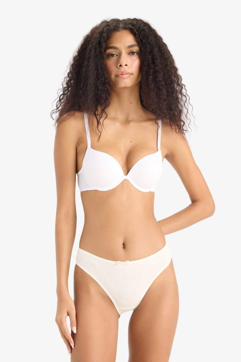 3'lü Basic Düz Brazilian Külot-Fall in Love