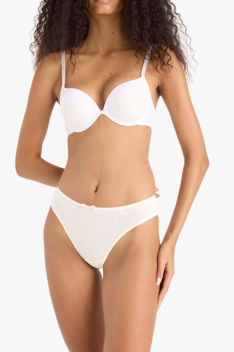 3'lü Basic Düz Brazilian Külot-Fall in Love