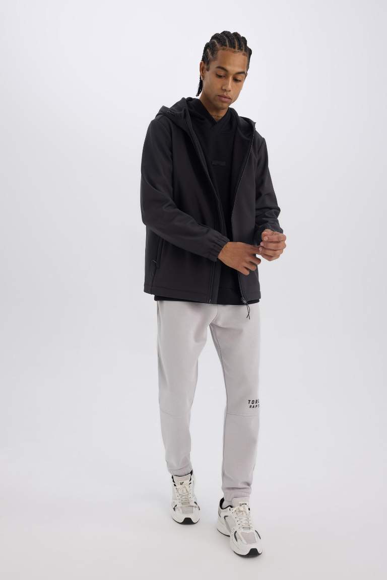 DeFactoFit NBA Toronto Raptors Kalın Jogger Eşofman Altı Standart Fit Cepli Beli Bağcıklı