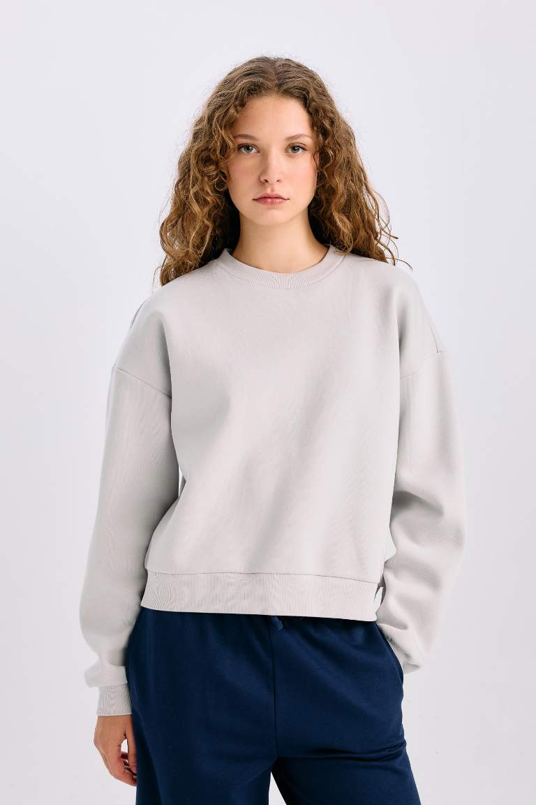 Regular Fit Long Sleeve Sweatshirt