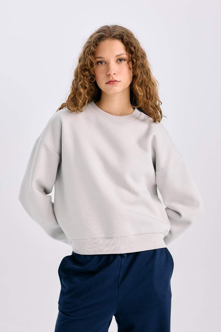 Regular Fit Long Sleeve Sweatshirt