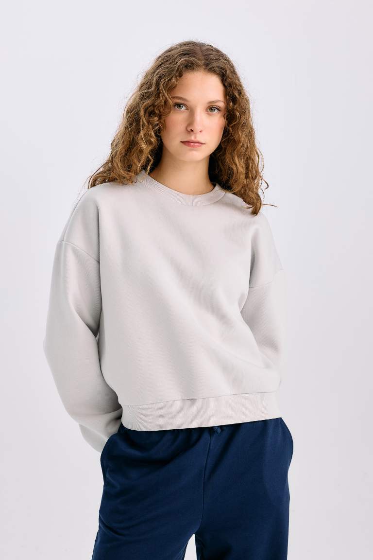 Regular Fit Long Sleeve Sweatshirt